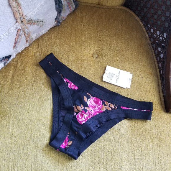 NWT - Volcom Floral Swim Bottom - Picture 1 of 9